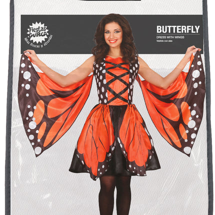 Kleid Damen Schmetterling