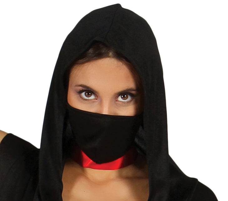 Ninja Kostüm Schwarz Damen