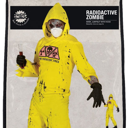 Zombie Halloween Kostüm Herren Radioactive L