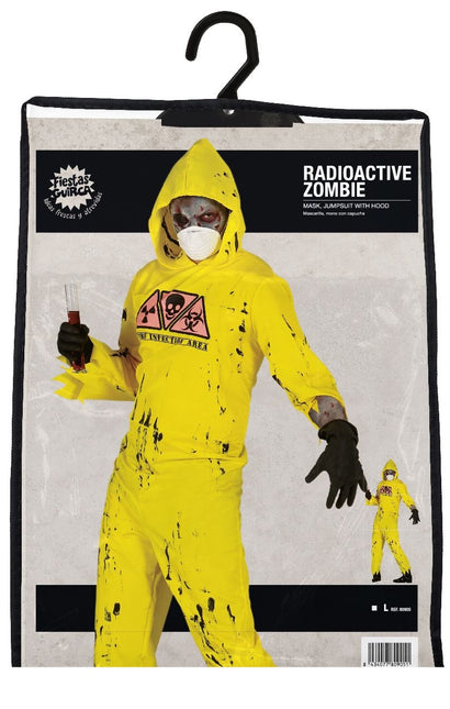 Zombie Halloween Kostüm Herren Radioactive L