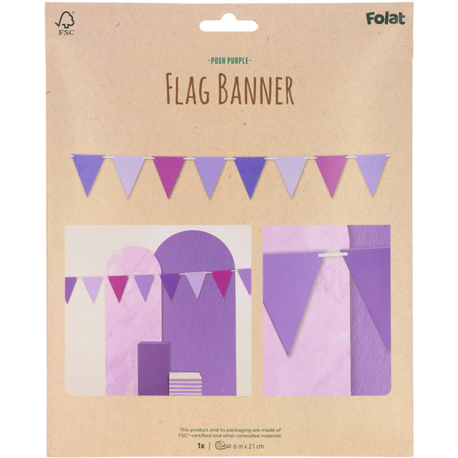 Flagline Violett Mix 6m