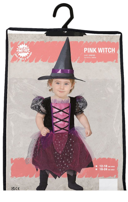 Rosa Hexe Halloween Kostüm Baby