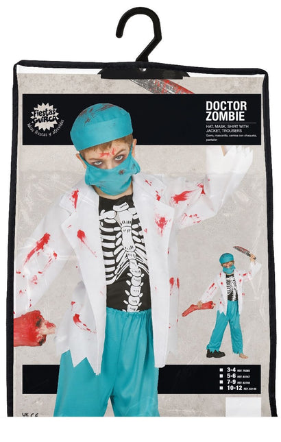 Doktor Halloween Kostüm Kind Zombie