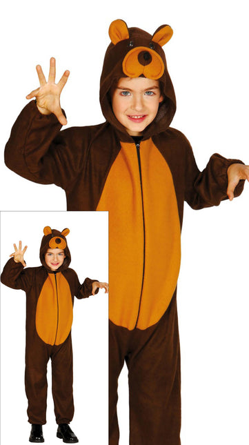 Bär Onesie Kind Braun