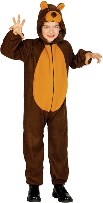 Bär Onesie Kind Braun