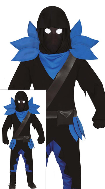 Ninja Anzug Kind Blau