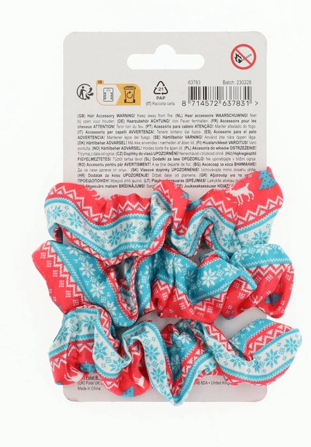 Weihnachten Scrunchies 3Stück