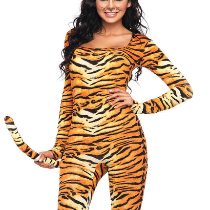 Tiger Catsuit Ladies Leg Avenue