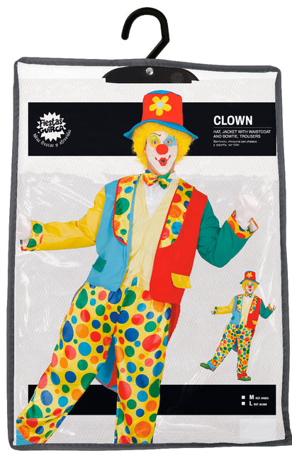 Clown Kostüm Männer Bunt