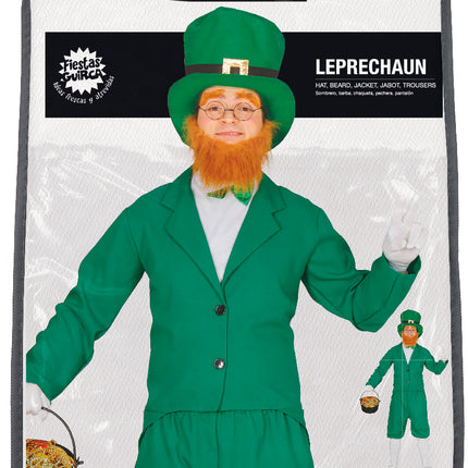 St. St. Patrick's Day Kostüm Grüner Gnom für Männer