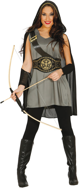 Robin Hood Kostüm Schwarz Damen