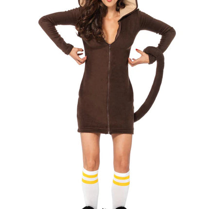 Monkey Dress Brown Women's Leg Avenue