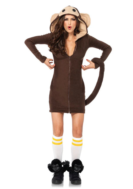 Monkey Dress Brown Women's Leg Avenue