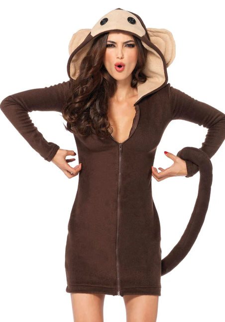 Monkey Dress Brown Women's Leg Avenue