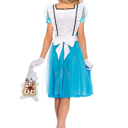 Alice Im Wunderland Kleid Blau Damen Leg Avenue