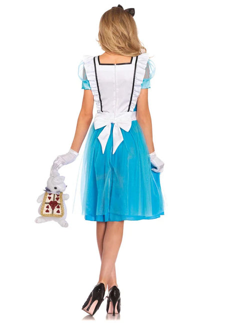 Alice Im Wunderland Kleid Blau Damen Leg Avenue