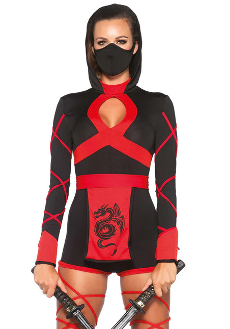 Ninja Suit Damen Bodysuit Leg Avenue