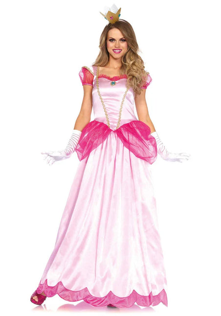 Princess Kleid Rosa Damen Pfirsich Bein Avenue