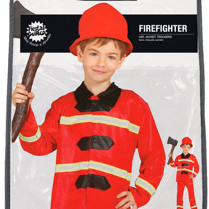 Feuerwehrmann Anzug Kind Rot