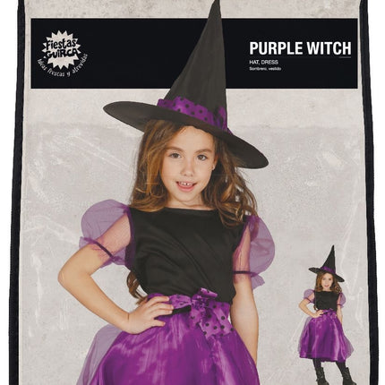 Halloween Kleid Kind Lila