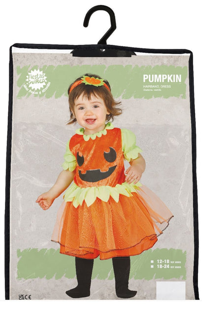 Kürbis Halloween Kleid Baby