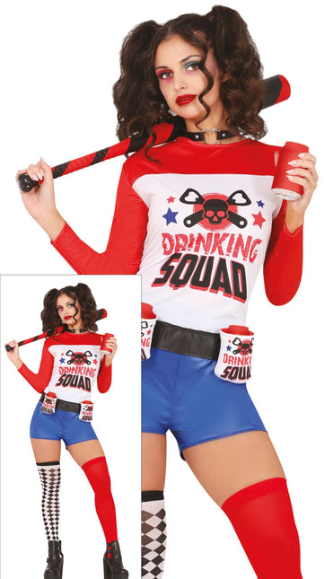 Harley Quinn Kostüm Drinking Squad Ladies