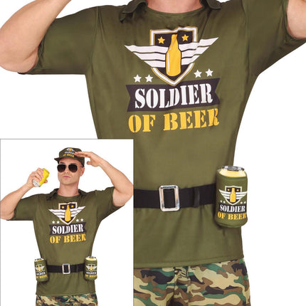 Armee Kostüm Soldat des Bären Männer