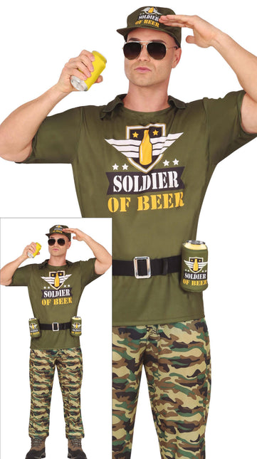 Armee Kostüm Soldat des Bären Männer