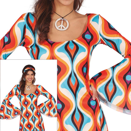 Hippie Kostüm Kleid Damen