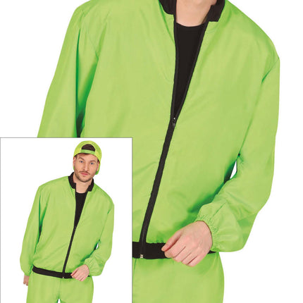 Grüner Neon-Trainingsanzug Men's