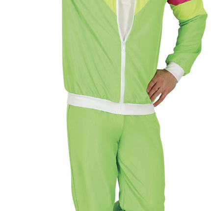 Grüner Neon-Trainingsanzug Men's