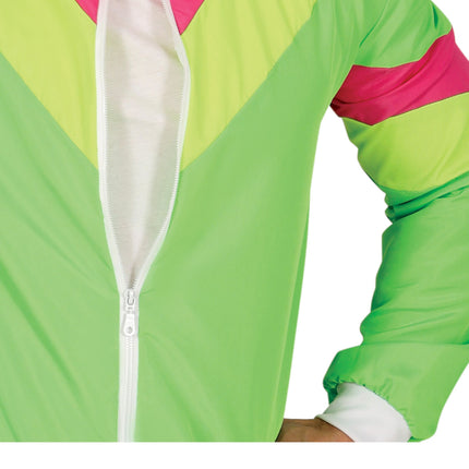 Grüner Neon-Trainingsanzug Men's