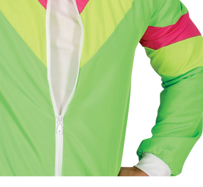 Grüner Neon-Trainingsanzug Men's