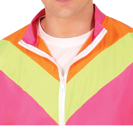 Rosa Neon-Trainingsanzug Herren