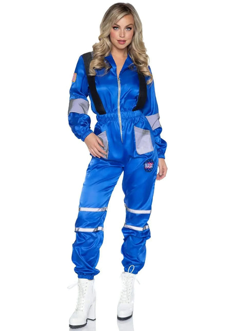 Astronaut Jumpsuit Blau Damen Leg Avenue