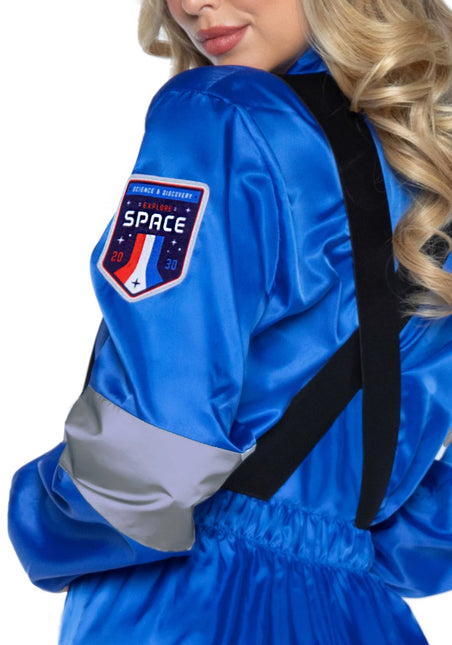 Astronaut Jumpsuit Blau Damen Leg Avenue