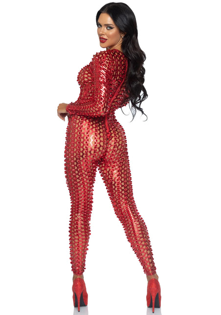 Roter Catsuit Ladies Leg Avenue