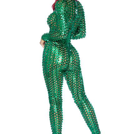 Grüner Catsuit Ladies Leg Avenue