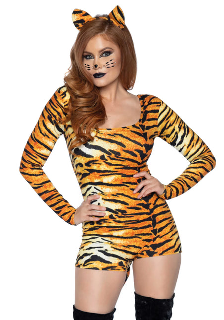 Tiger Kostüm Damen Bodysuit Leg Avenue