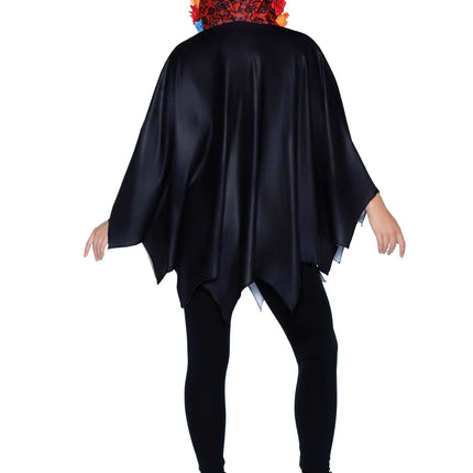 Dia De Los Muertos Poncho Ladies Leg Avenue