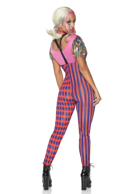 Harley Quinn Jumpsuit Ladies Leg Avenue