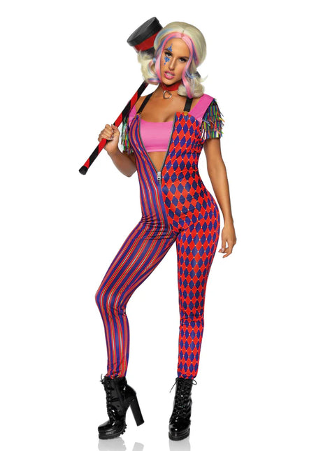 Harley Quinn Jumpsuit Ladies Leg Avenue