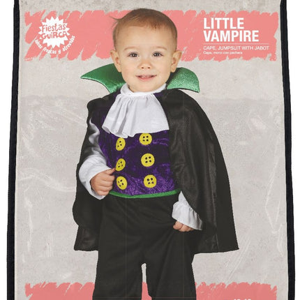 Vampir Halloween Kostüm Baby Schwarz