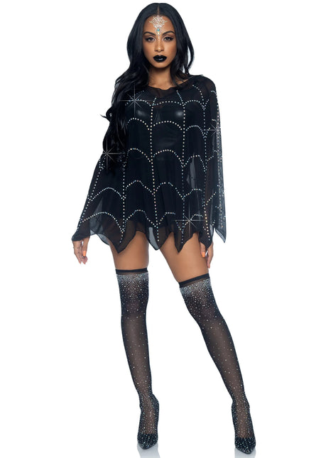 Spinnennetz Poncho Ladies Leg Avenue