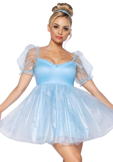 Princess Kleid Blau Damen Leg Avenue