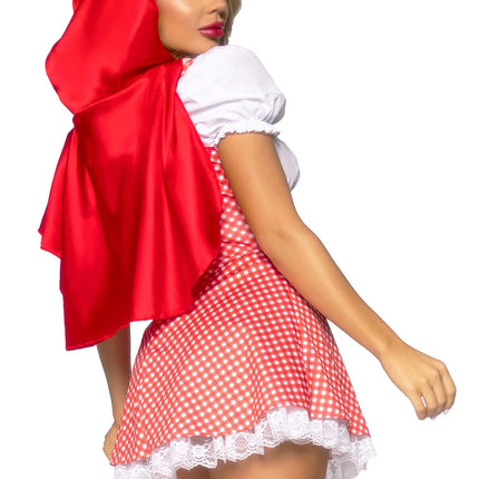 Red Riding Hood Kleid Rot Weiß Damen Leg Avenue