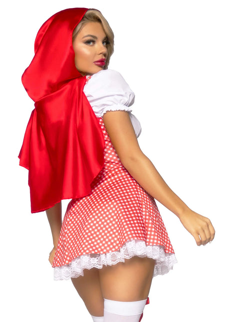 Red Riding Hood Kleid Rot Weiß Damen Leg Avenue