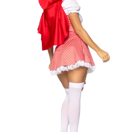 Red Riding Hood Kleid Rot Weiß Damen Leg Avenue