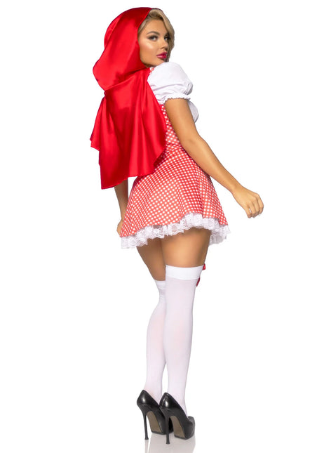 Red Riding Hood Kleid Rot Weiß Damen Leg Avenue