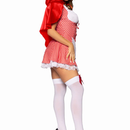 Red Riding Hood Kleid Rot Weiß Damen Leg Avenue